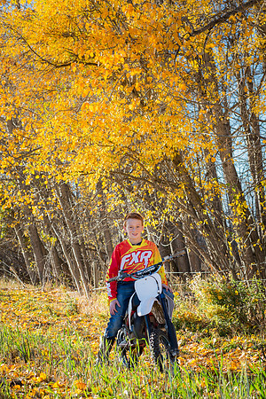 Boy and his dirtbike